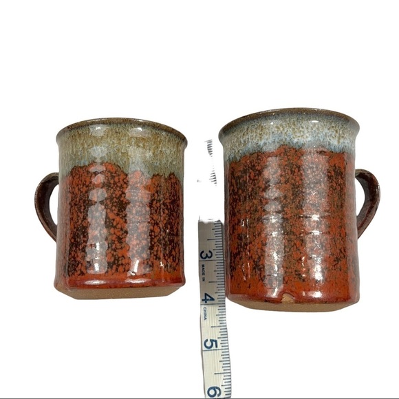 VINTAGE handmade glazed ceramic mugs - Picture 7 of 7